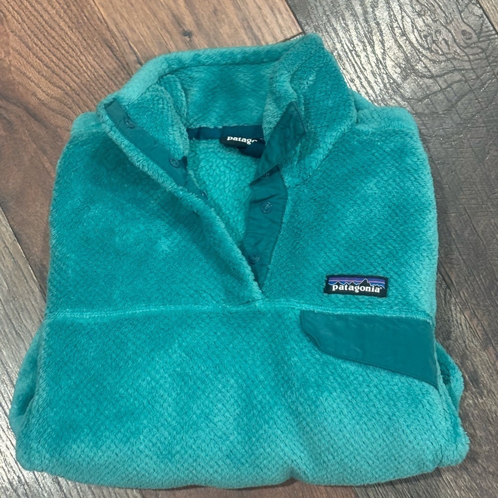 Patagonia Re Tool Snap T Pullover
Fleece Teal Blue W Size S. Great condition - Picture 7 of 14